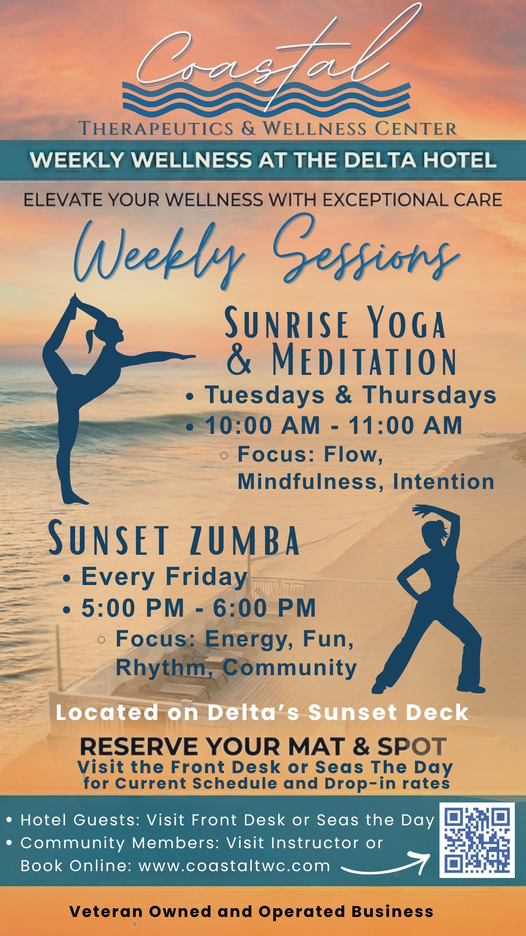 Wellness at the Beach — Sunrise Yoga & Sunset Zumba at Delta's Sunset Deck